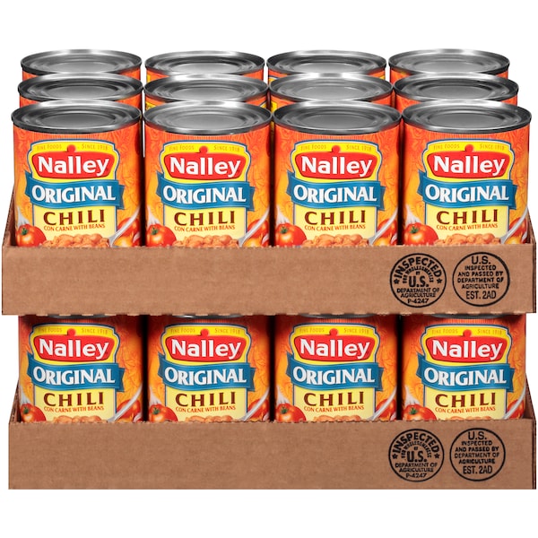 Nalley Nalley Original Chili Con Carne With Bean 14 oz., PK24 4132124105 - main